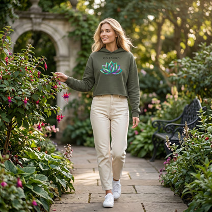 Zen Energy Hoodie – Women's Cropped Hoodie