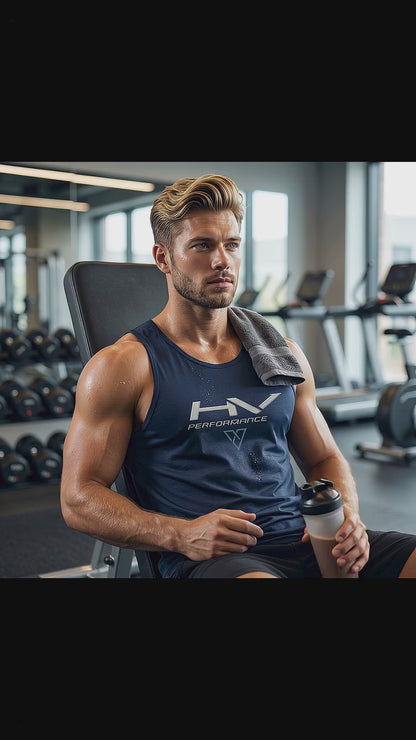 HV Performance Men's Tank Top | Lightweight Gym Training Vest