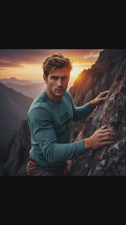Keep Climbing Long Sleeve Tee – Power Edition (Men)