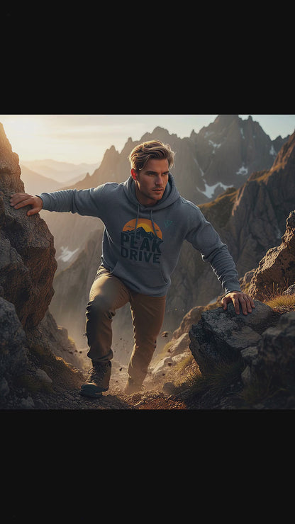 Peak Drive Hoodie – Mountain Design